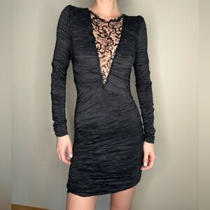 Low Cut Black Free People Dress